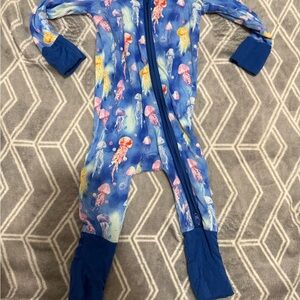 Blue Jellyfish Kids Footie